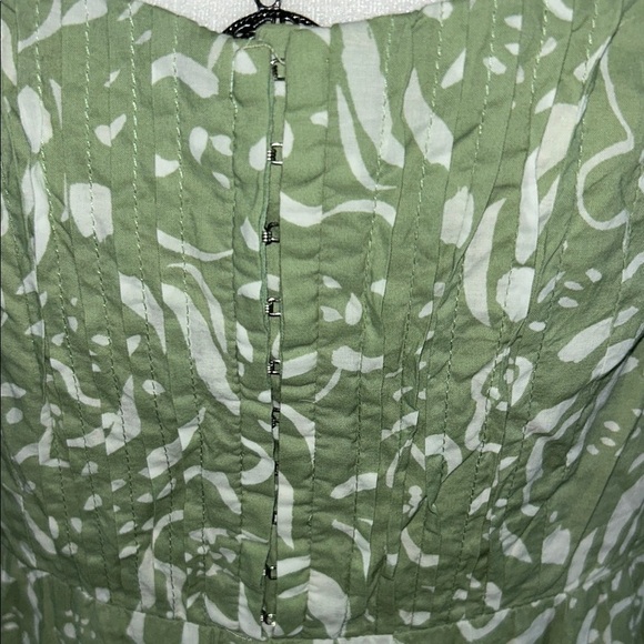 Green Spaghetti Strap Maxi Sundress for Wedding Guest - Picture 5 of 11